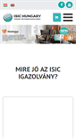 Mobile Screenshot of isic.hu